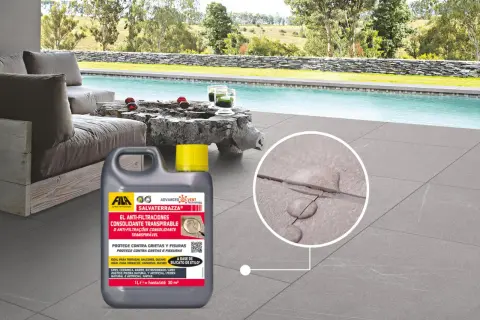 Protector para construir terraza elevada de obra, ideal para proteger contra grietas y fisuras en exteriores.